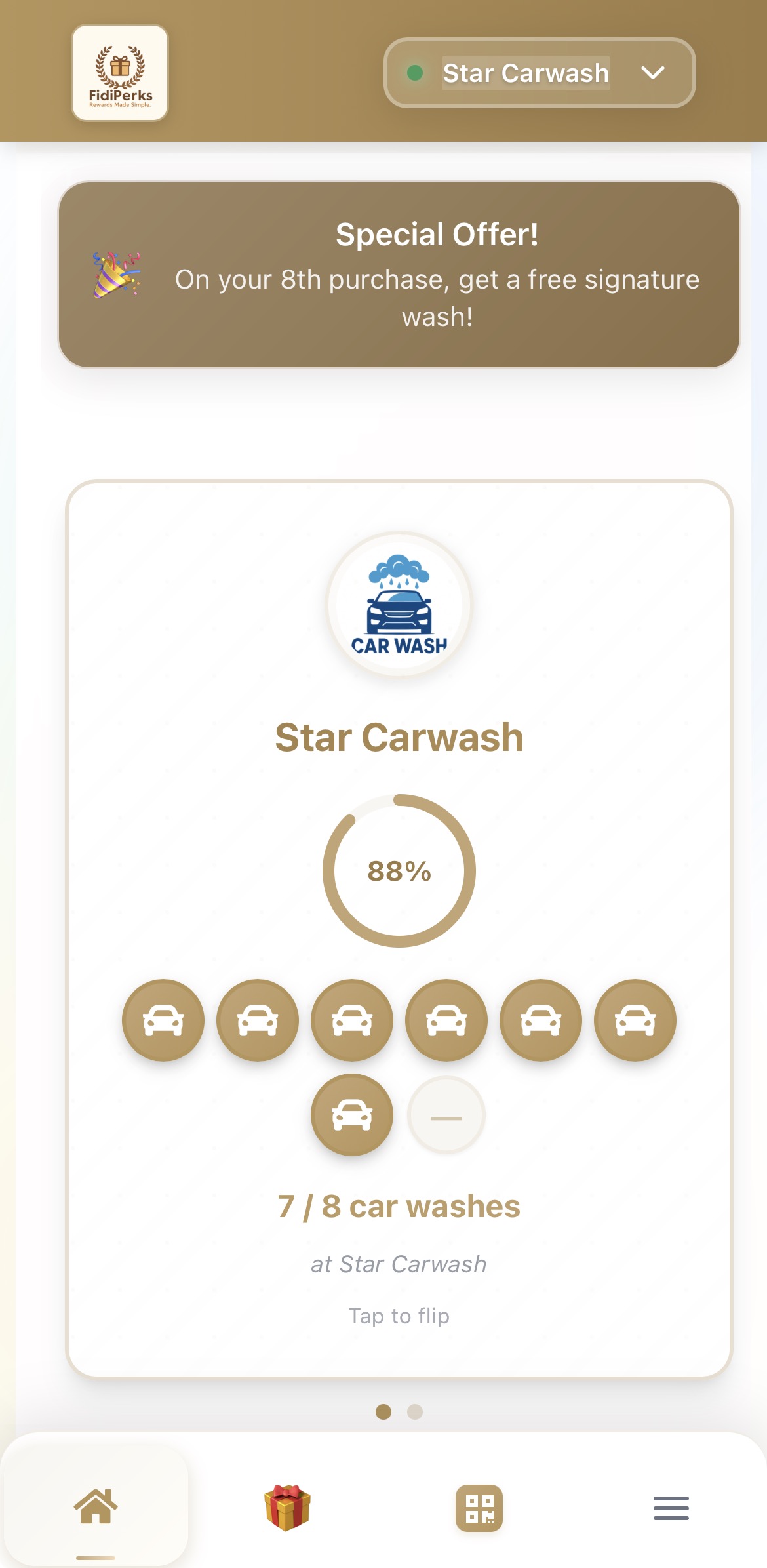 FidiPerks user app preview